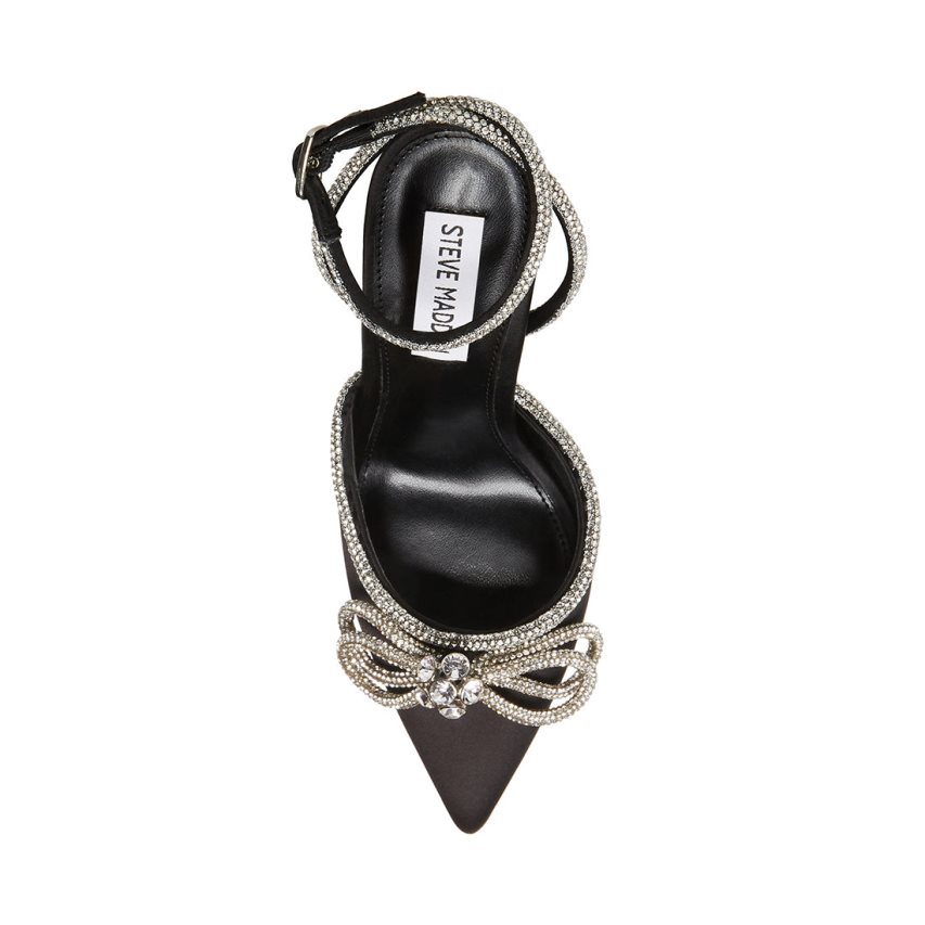 Black Steve Madden Viable Women's Heels | PH 0136OLD